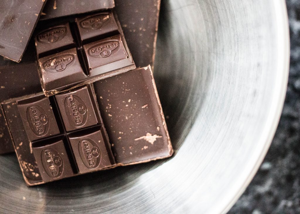 Dark chocolate is a great option for a healthy treat. 